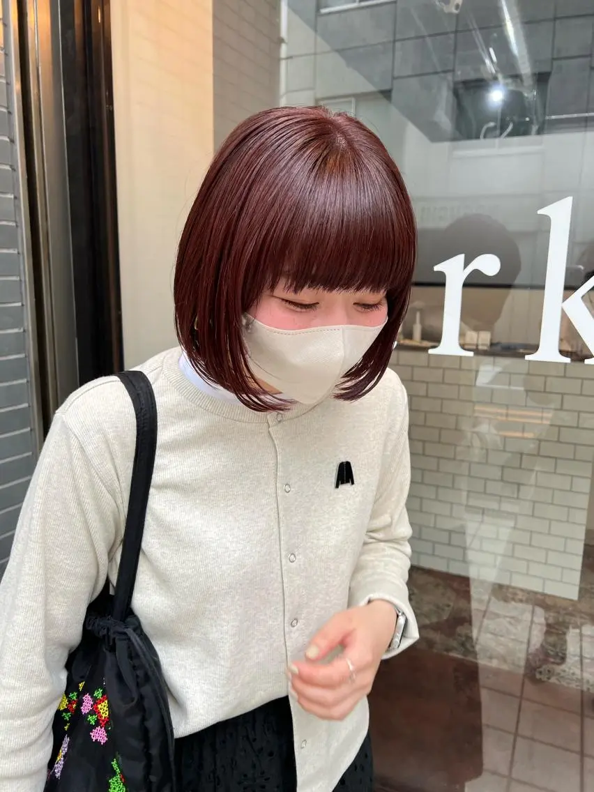 ショート カラー ピンクカラー ボブ mizuki ニュアンスパーマのその他イメージ