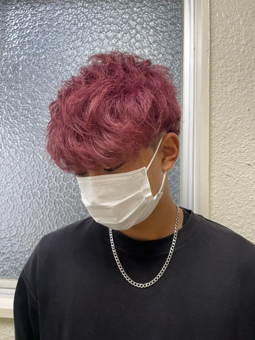 ショート カラー ブリーチ ケアブリーチ ダブルカラー ピンクカラー OAK溝の口 𖠋SHINYAのヘアスタイル