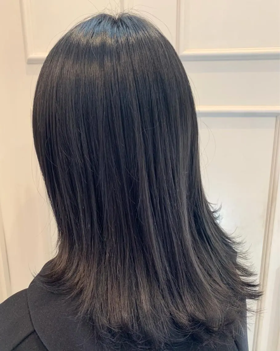 ミディアム カラー アッシュ アッシュグレー 🫟Blanco🫟 Color&Careのヘアスタイル