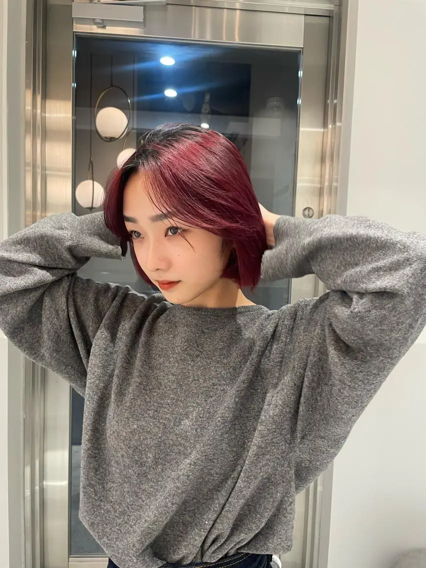 ショート カラー ヘアアレンジ カット ヘアカラー satsuki 暖色・ブラウンカラーのヘアスタイル