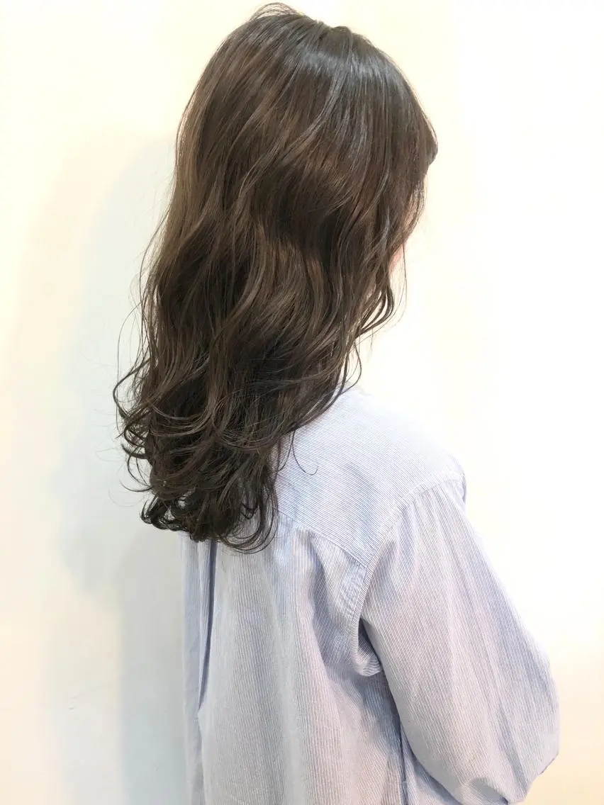 セミロング ヘアカラー トリートメント 【髪質改善】 川津翔太のヘアスタイル