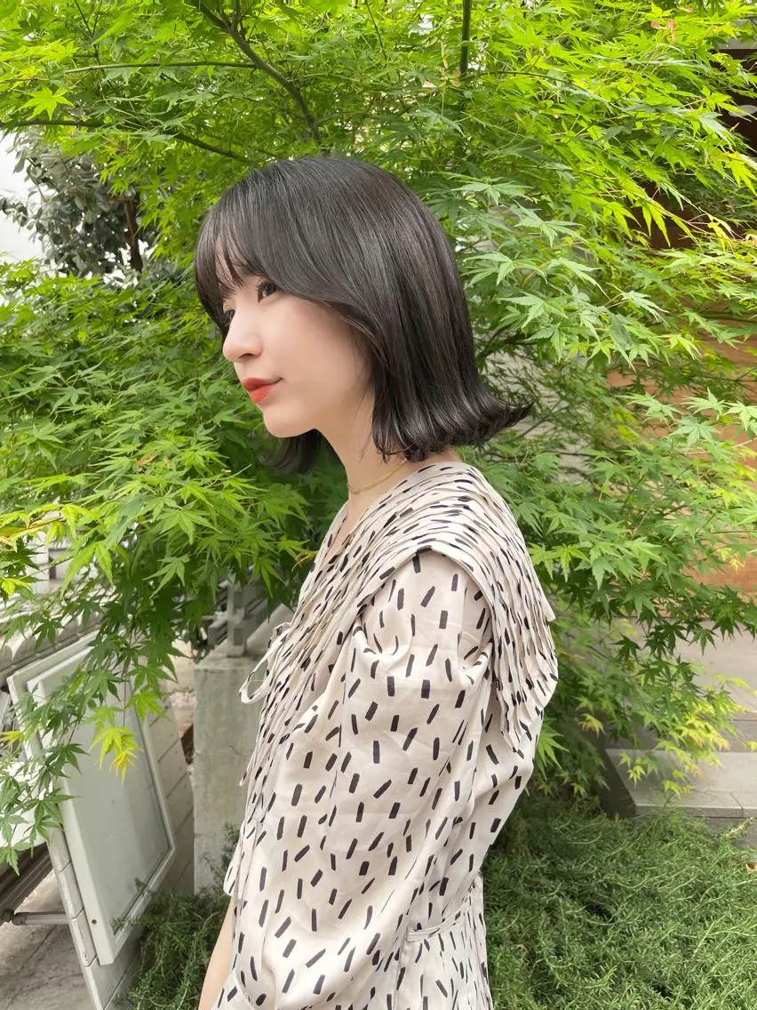 ショート カラー 顔周りカット 【オノザワリョウ】のヘアスタイル