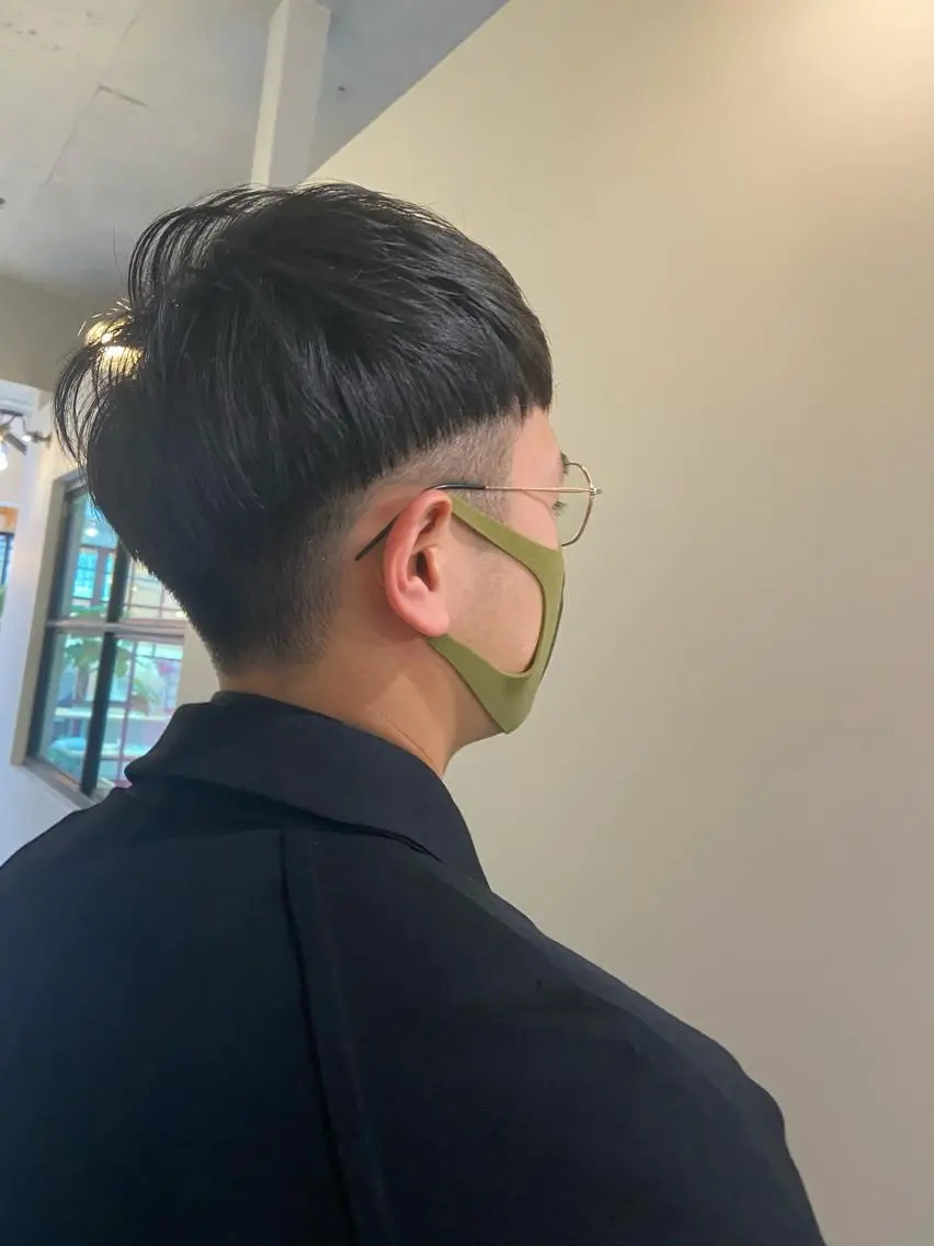 メンズ マッシュ 刈り上げ 田中 あやなのヘアスタイル