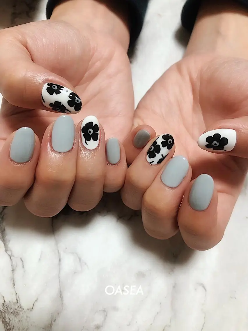 ネイル アートネイル ハンドネイル 🌞💜 KAORI 🌴のネイルデザイン