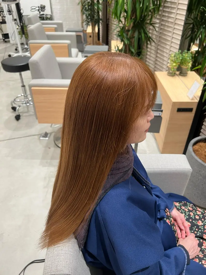 ロング カラー トリートメント 髪質改善/似合わせ/ 艶髪🧡‬‪田中颯士のヘアスタイル