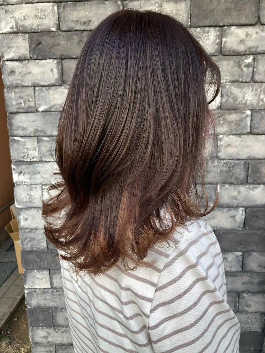 ミディアム カラー カット トリートメント ヘアセット ✂️似合わせの魔術師 石田一樹✂️のヘアスタイル