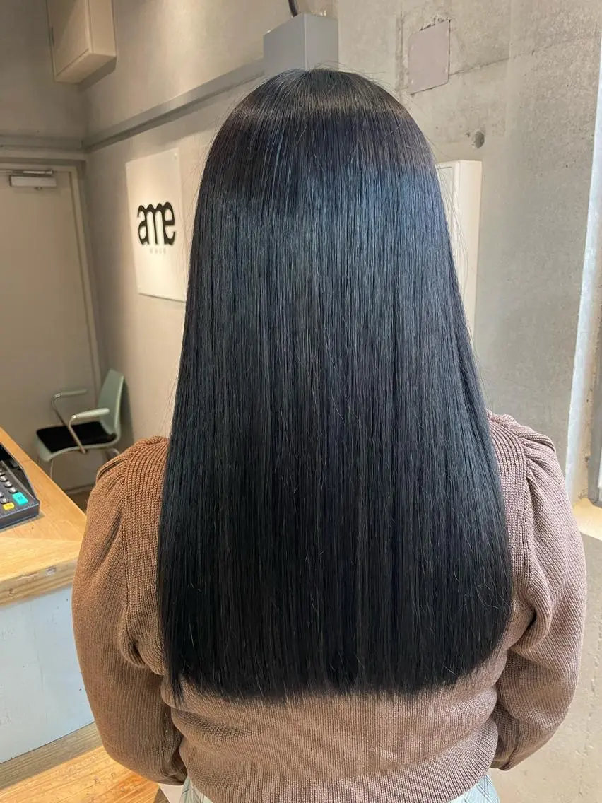 ロング カラー カット ヘアカラー しのはら まどかのヘアスタイル