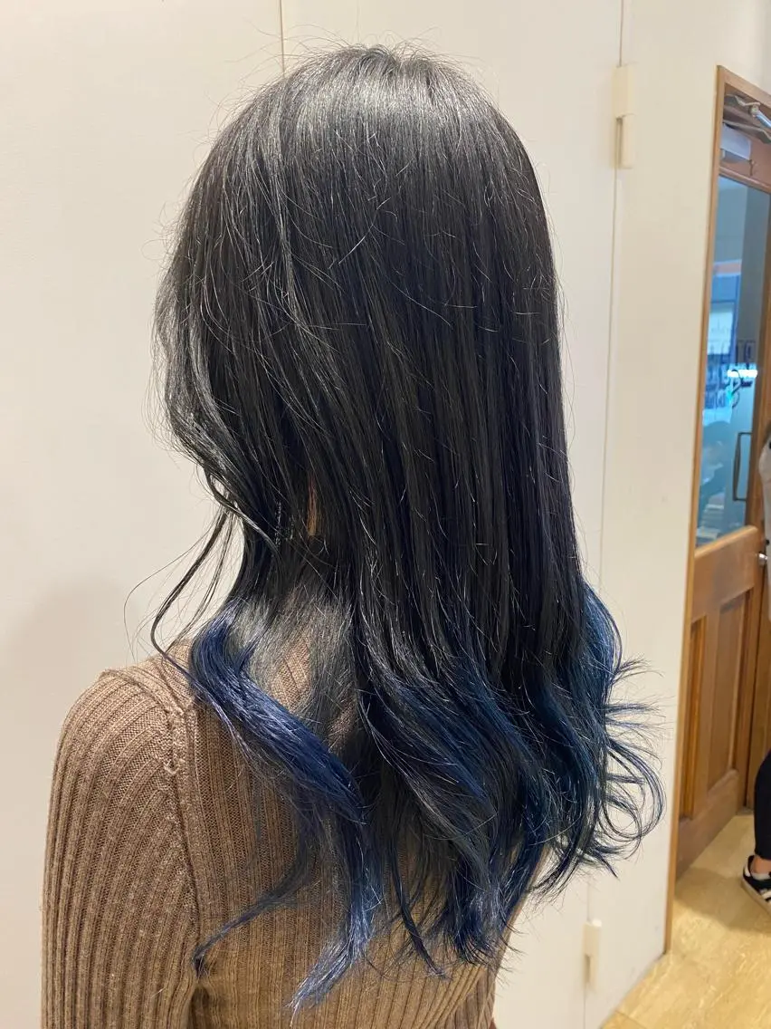 ミディアム カラー グラデーションカラー ヘアカラー トリートメント kawabe maikoのヘアスタイル