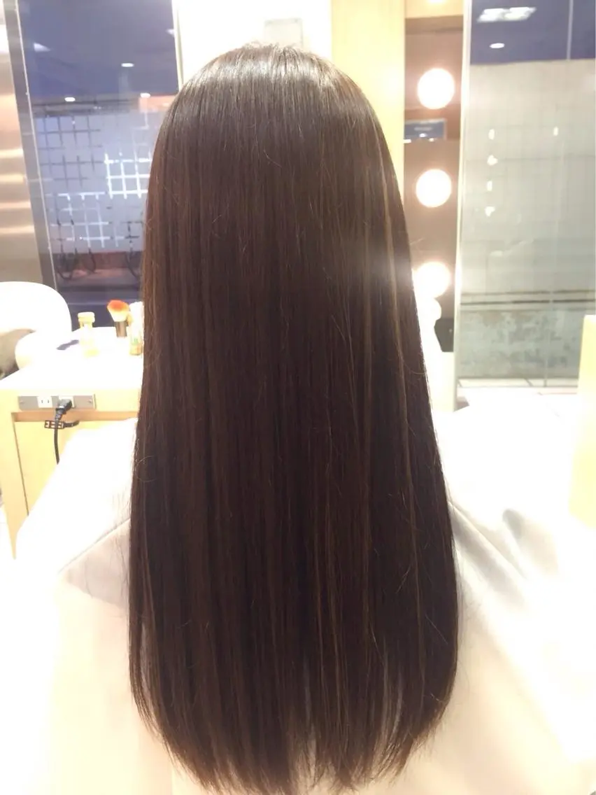 ロング カラー ハイライトカラー ハイライト ロング にった みずきのヘアスタイル