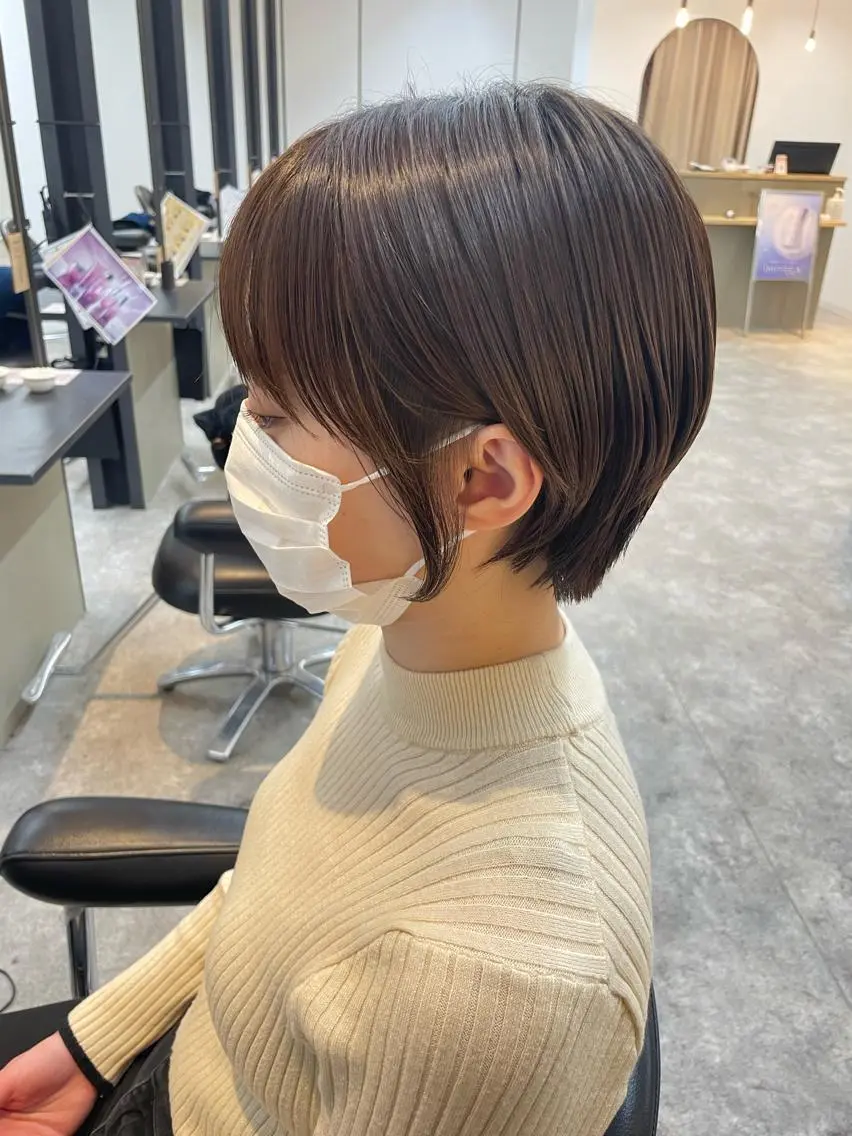 ショート 顔周りカット ショートヘア 森 愛佳のその他イメージ