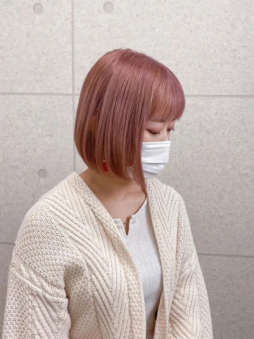 ショート カラー 甲斐綾香 /髪質改善/縮毛矯正のヘアスタイル