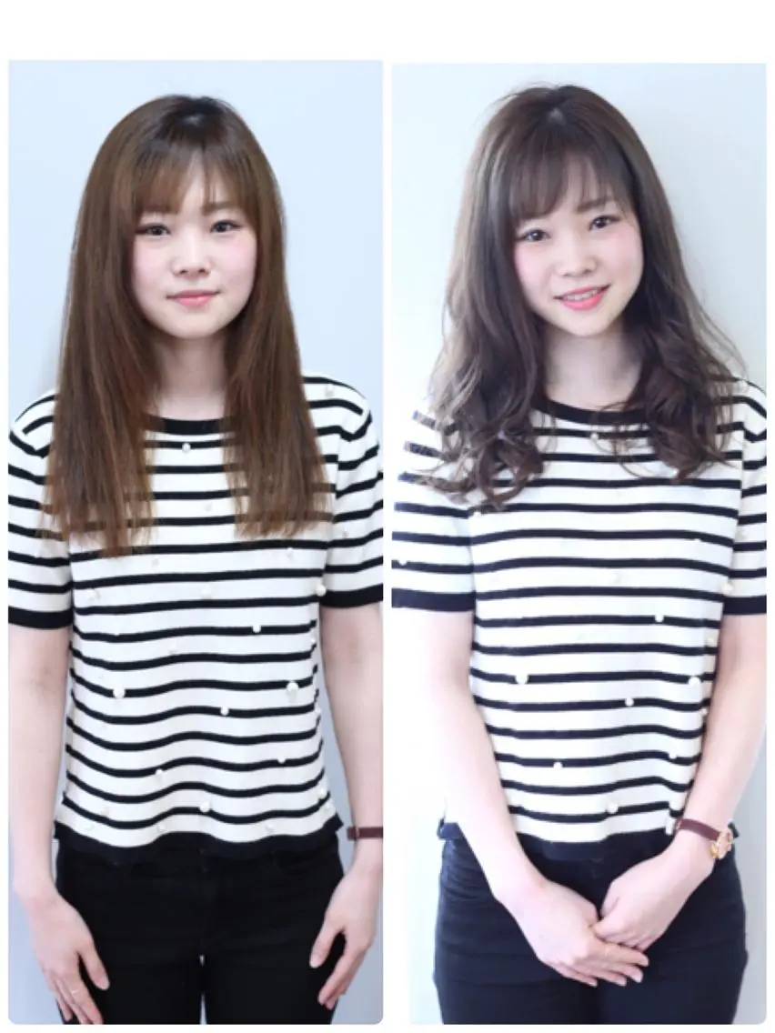 ロング カラー 松本 俊樹のヘアスタイル