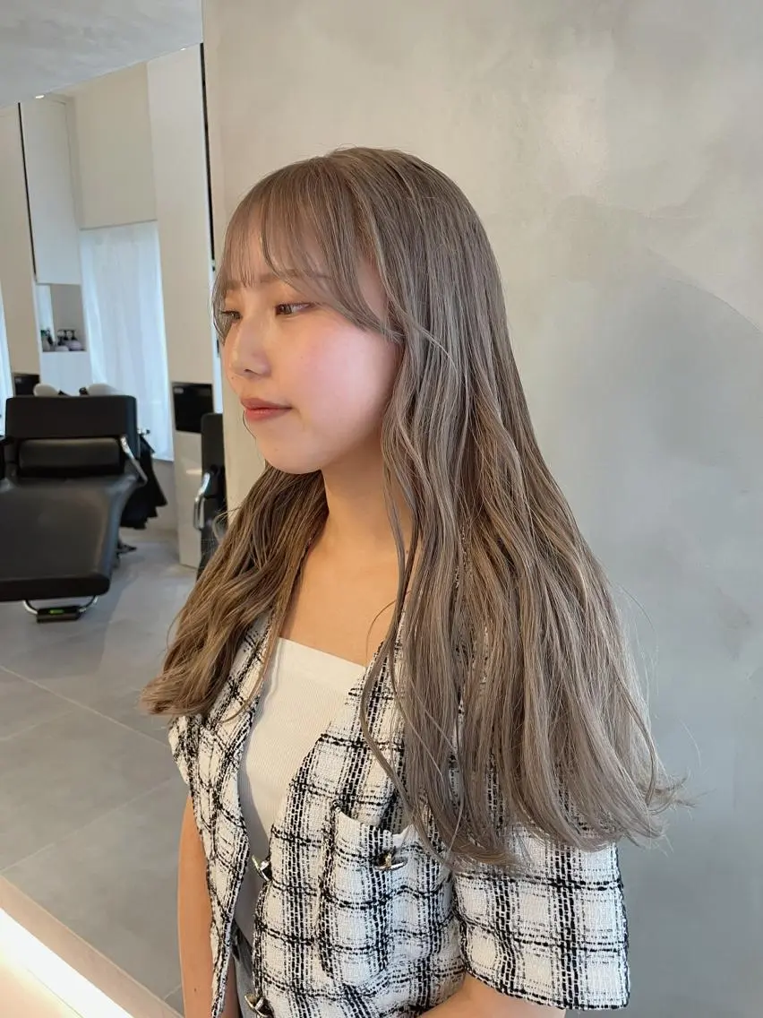 ロング カラー ヘアカラー 🪞透け感&韓国ヘア 🪞honokaのヘアスタイル