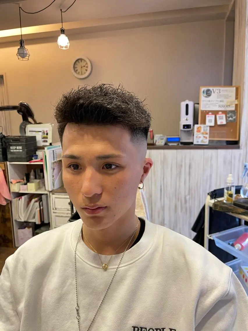パーマ メンズ カット ハヤシカズキ/カラー ✂/メンズパーマのヘアスタイル