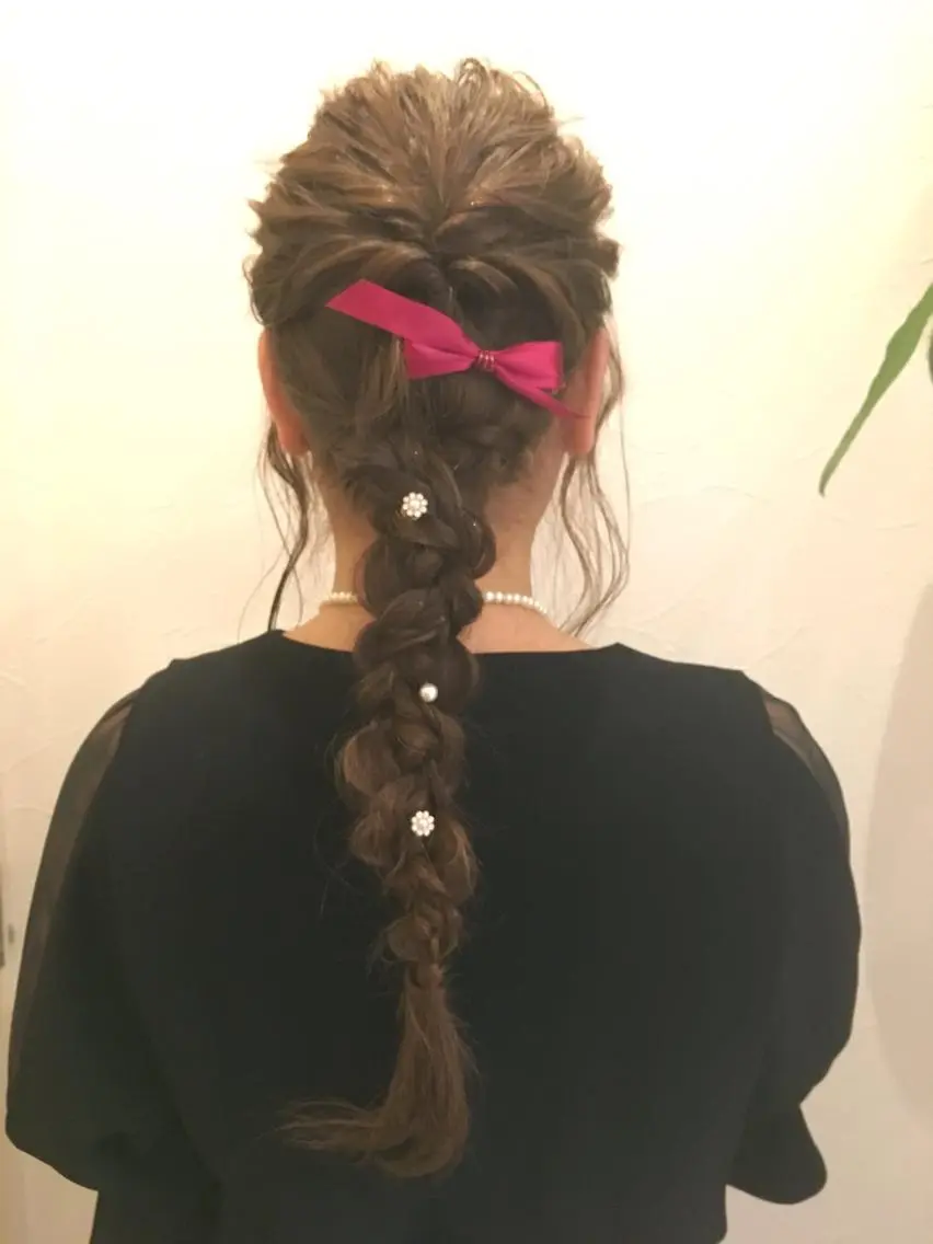 ロング ヘアアレンジ IVY villa Suzu.のヘアスタイル