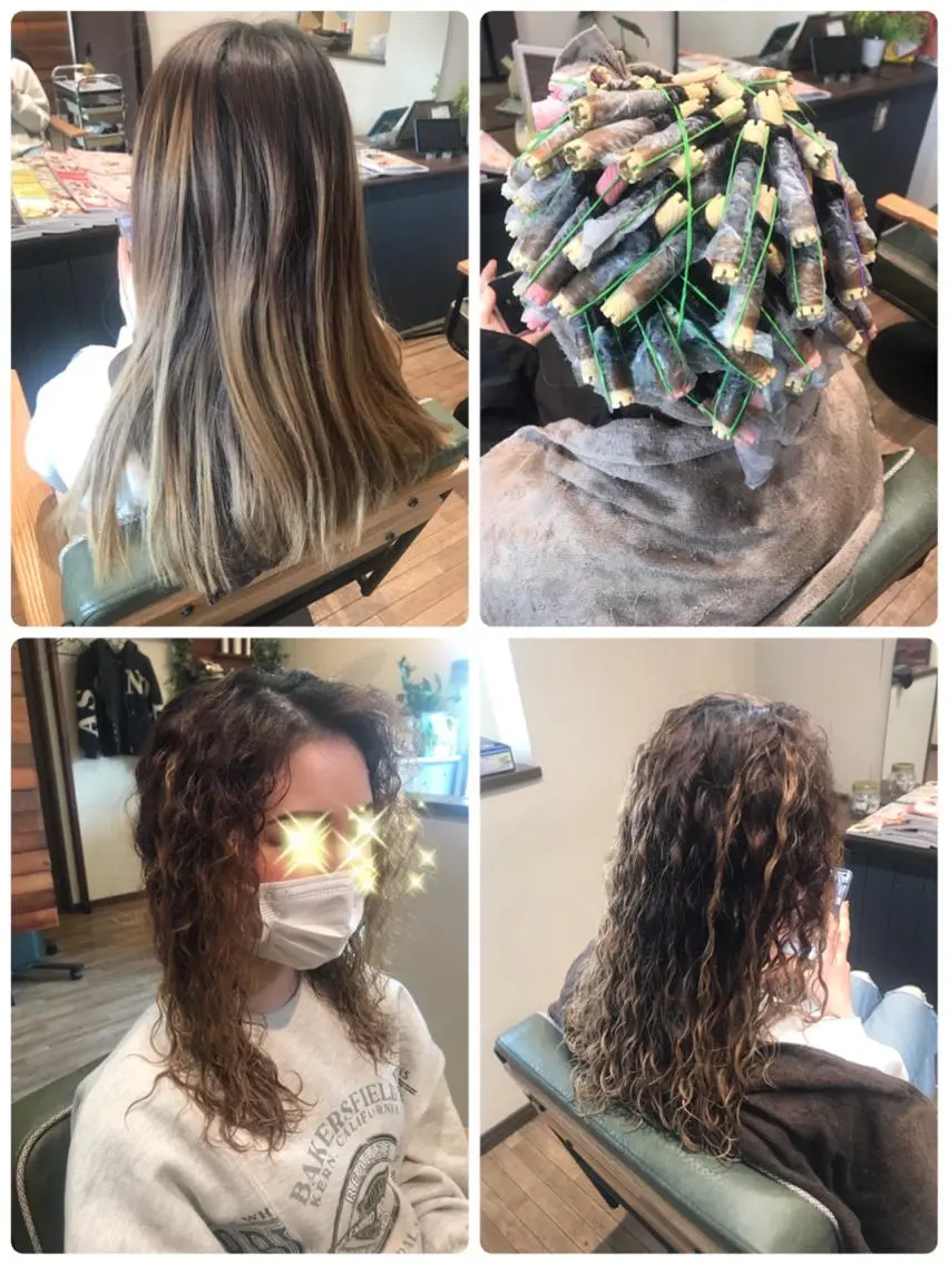 ロング パーマ Ray hair 春日部のヘアスタイル