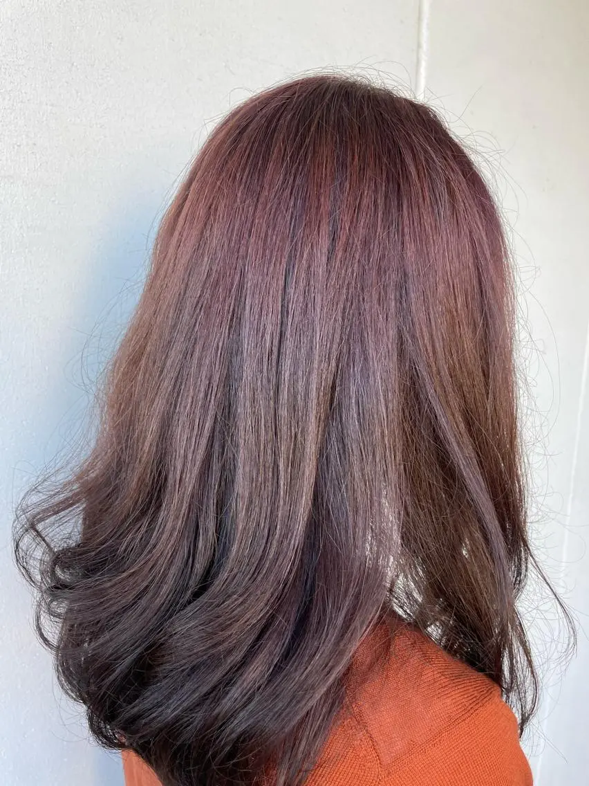 ロング カラー パーマ 似合わせカット Akala hitomiのヘアスタイル