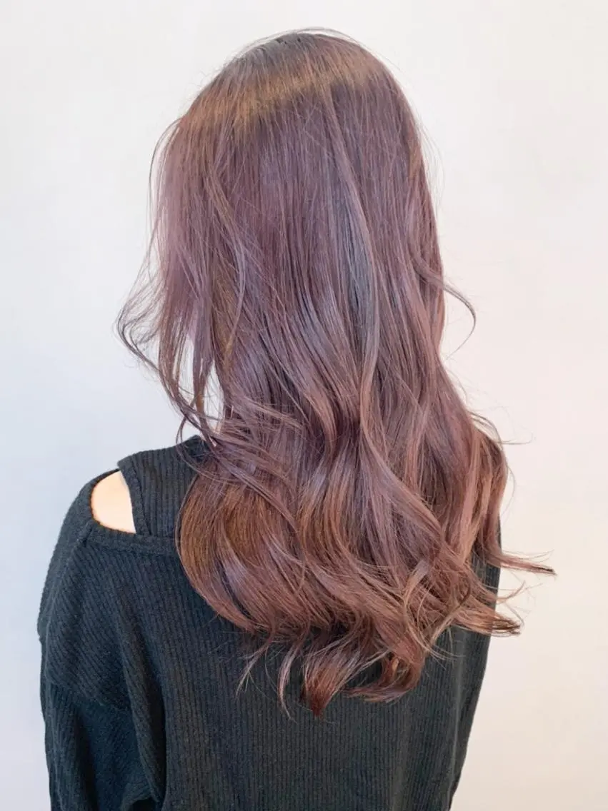 セミロング カラー バイオレットカラー カット ヘアカラー トリートメント ITbyALBUM 松戸のヘアスタイル