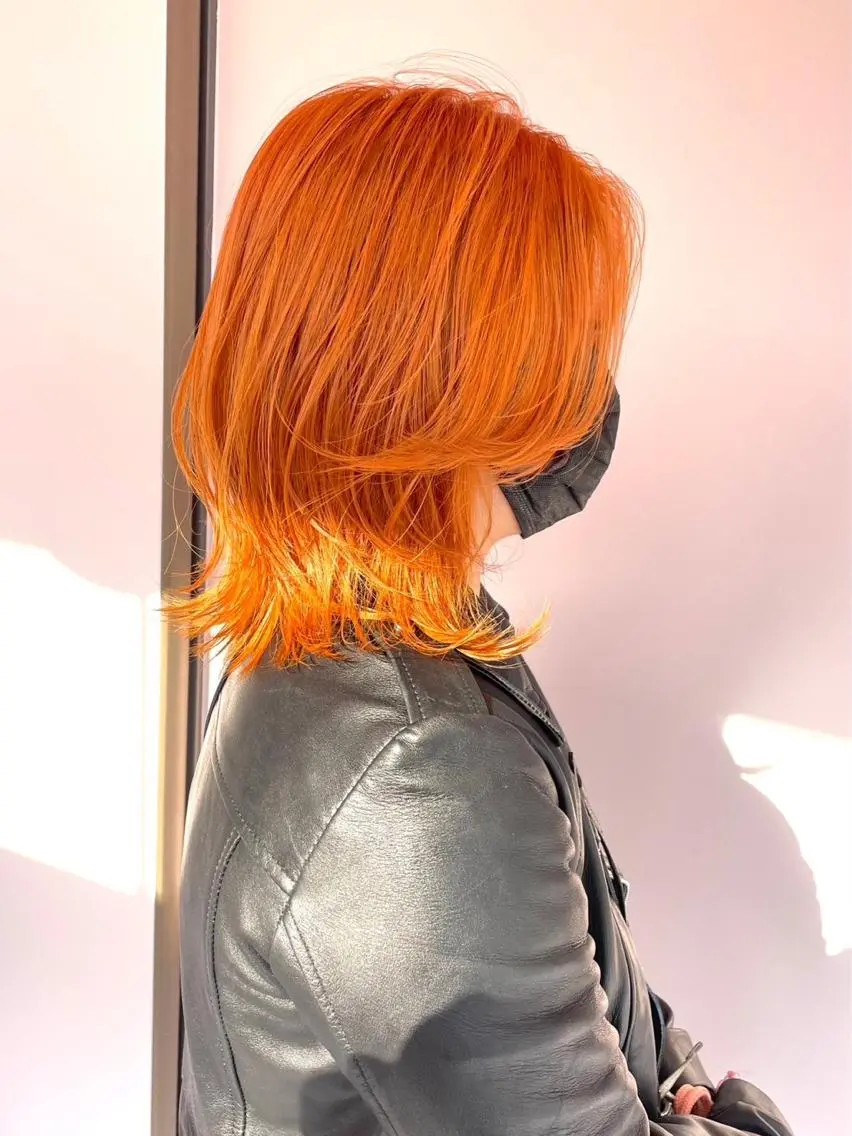 ミディアム 💥ウルフカット デザインあんな💥のヘアスタイル