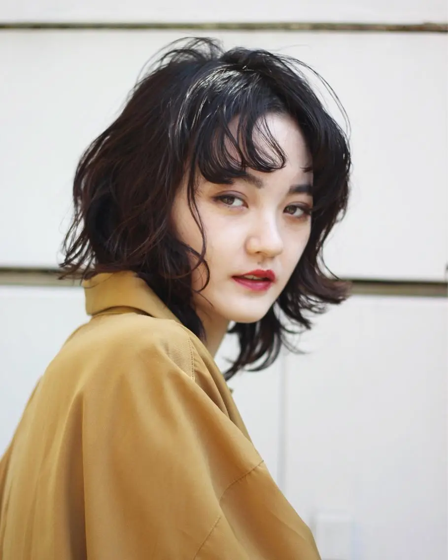 ミディアム パーマ ヘアカラー トリートメント 優作 〜圧倒的信頼〜のヘアスタイル