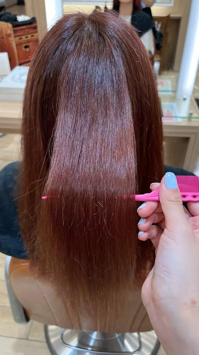 セミロング カラー トリートメント 艶カラー/ よしみ🥣のヘアスタイル