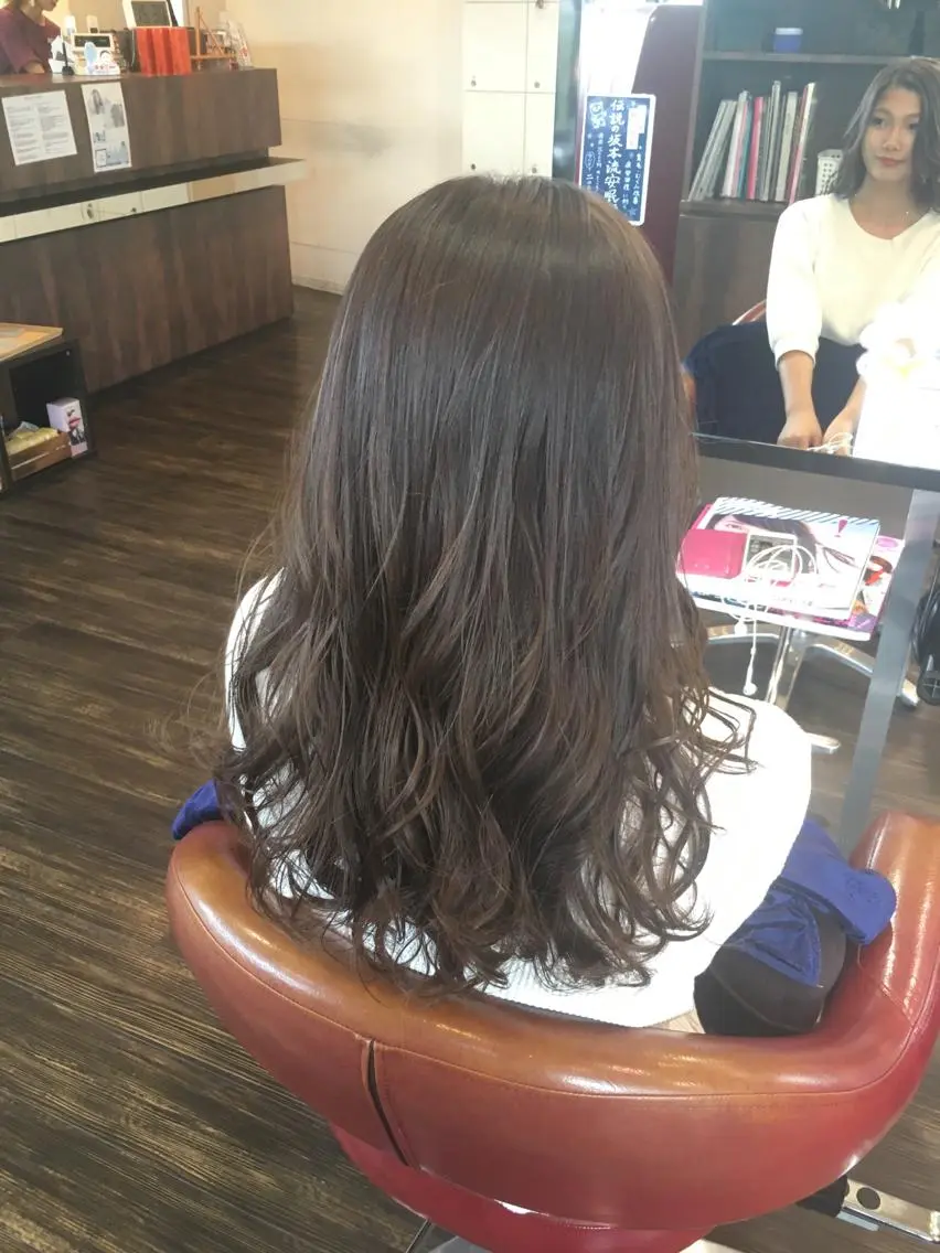 ロング カラー ヘアアレンジ 🌿‬ ܸAir 透明感🌱西村知佳のヘアスタイル