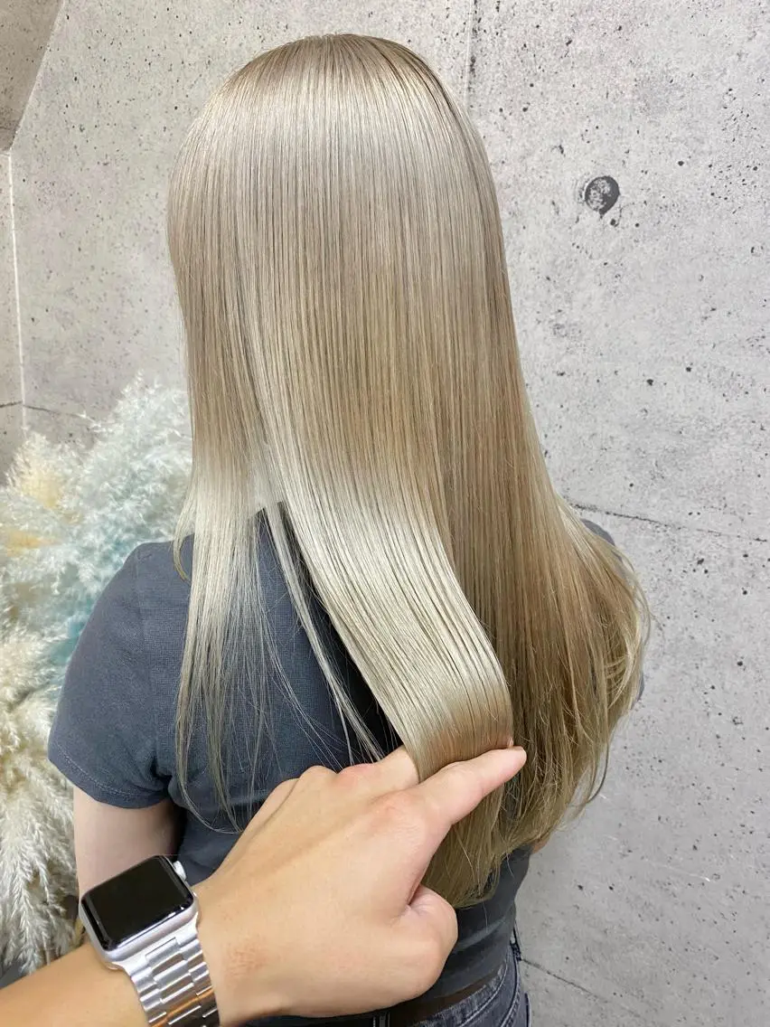ロング カラー ヘアカラー トリートメント ⭕️ダメージレス特化 髪質改善🥇丸山憲人のヘアスタイル