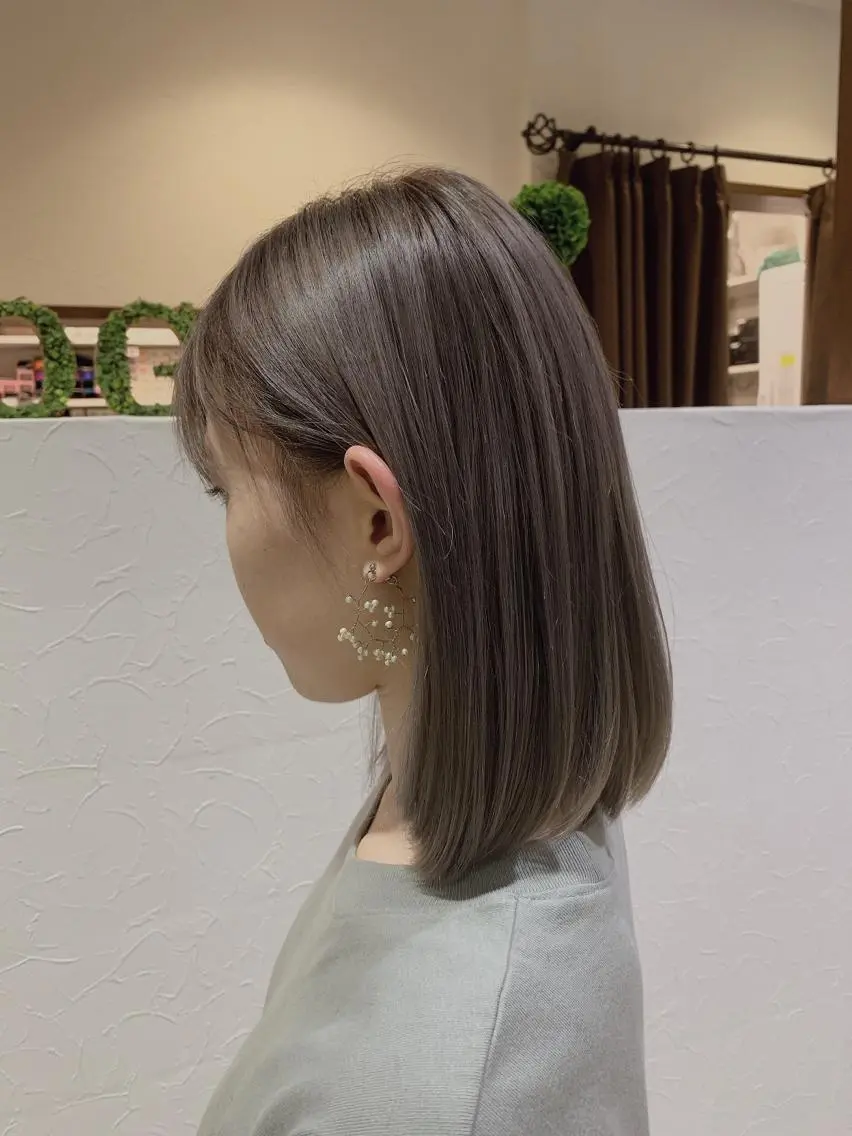 ミディアム カラー ボブ 【モニター募集】 三宅航平のヘアスタイル
