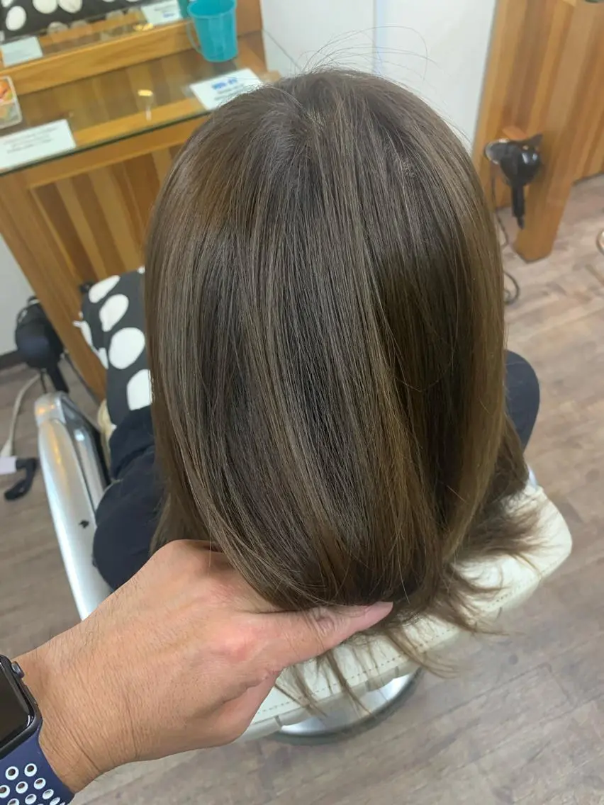 ミディアム 髪質改善 hama yukiのヘアスタイル