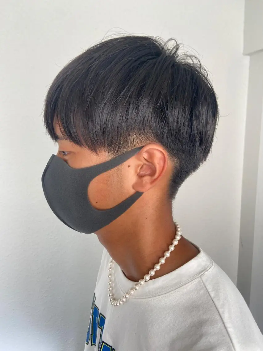 ショート カラー パーマ ヘアアレンジ メンズ キッズ ネイル マツエク・マツパ ビジネス メンズインナーカラー マッシュ メンズウルフカット アッシュ 久木原 ゆりのヘアスタイル