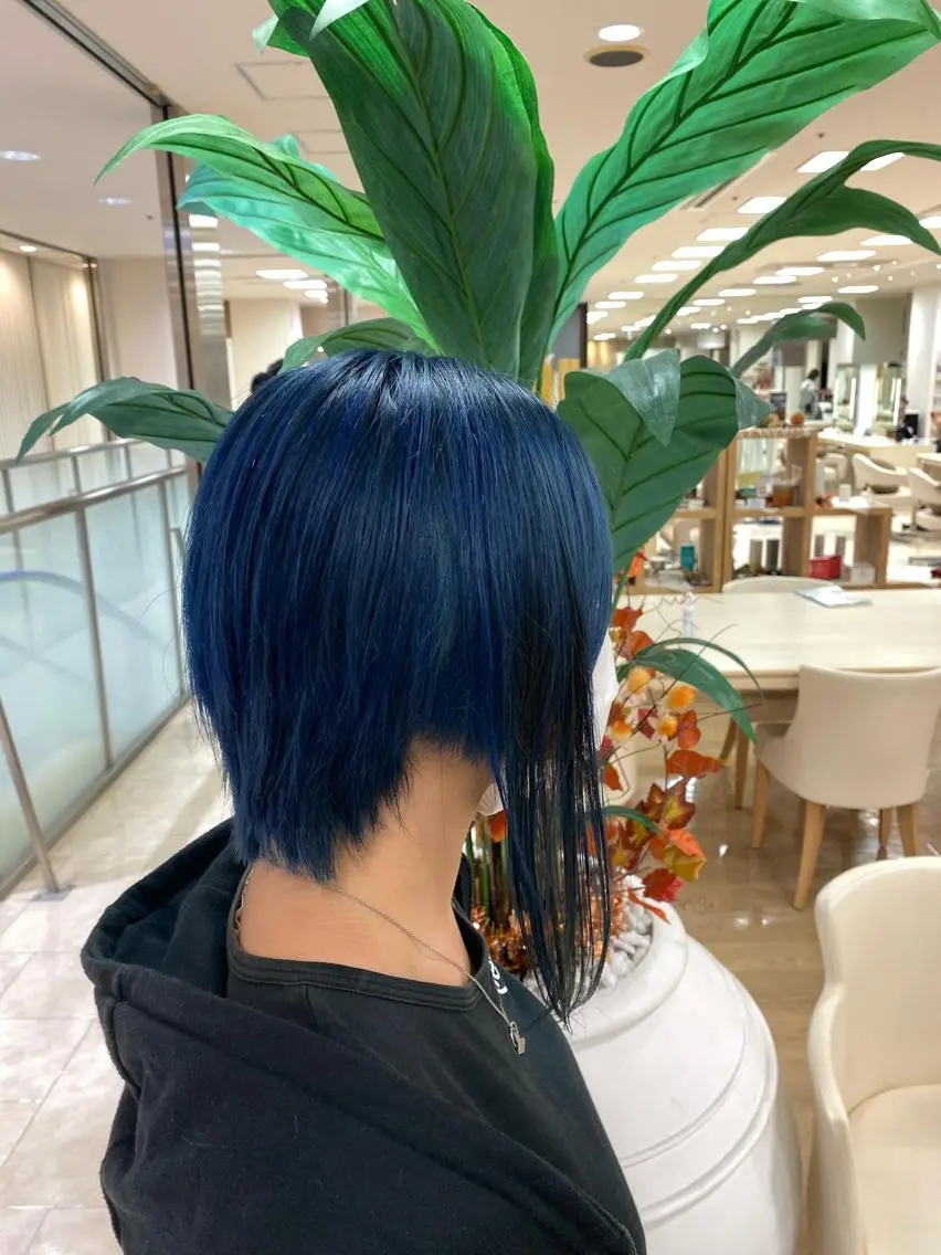 ショート カラー デザインカラー ヘアカラー トリートメント ヘアセット ハイトーン/ウルフ /レイヤー/坂野幸伸のヘアスタイル