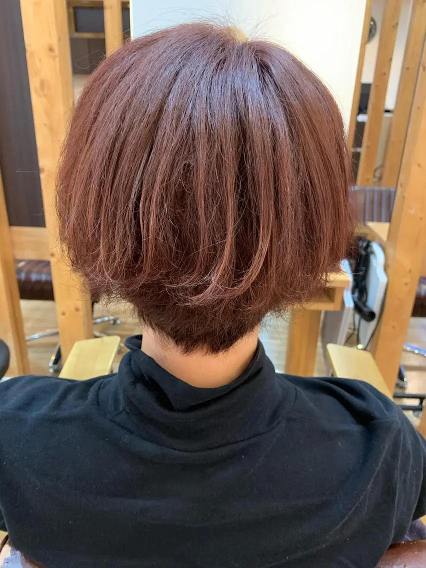 ミディアム 平野 竜大のヘアスタイル