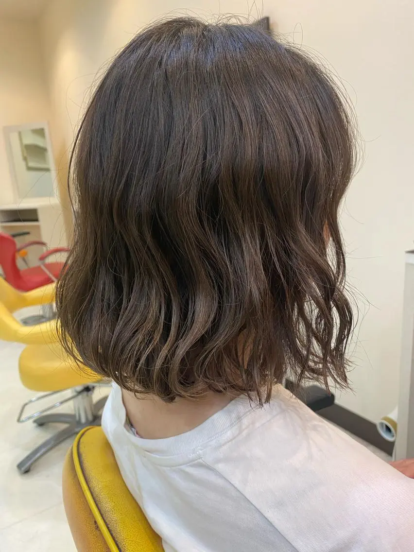 ショート カラー イルミナカラー wa daのヘアスタイル