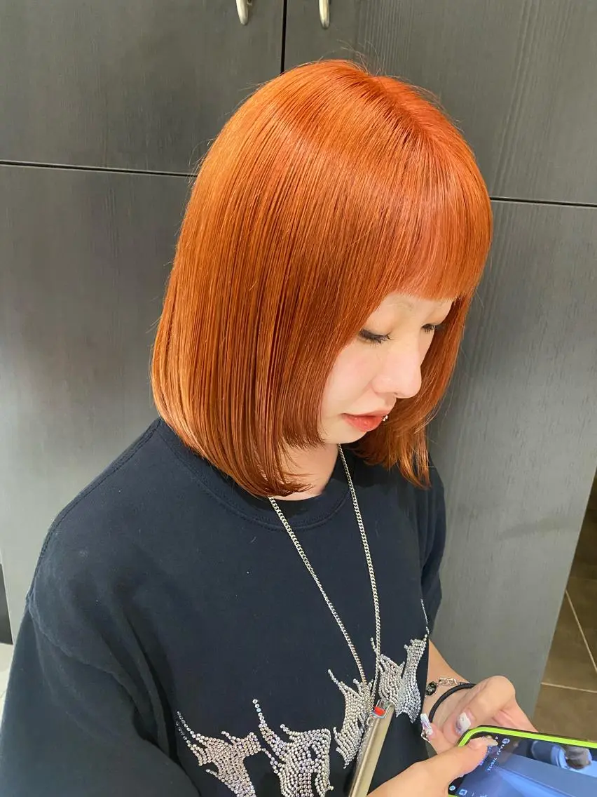 ショート カラー ボブ 大口 楓のヘアスタイル