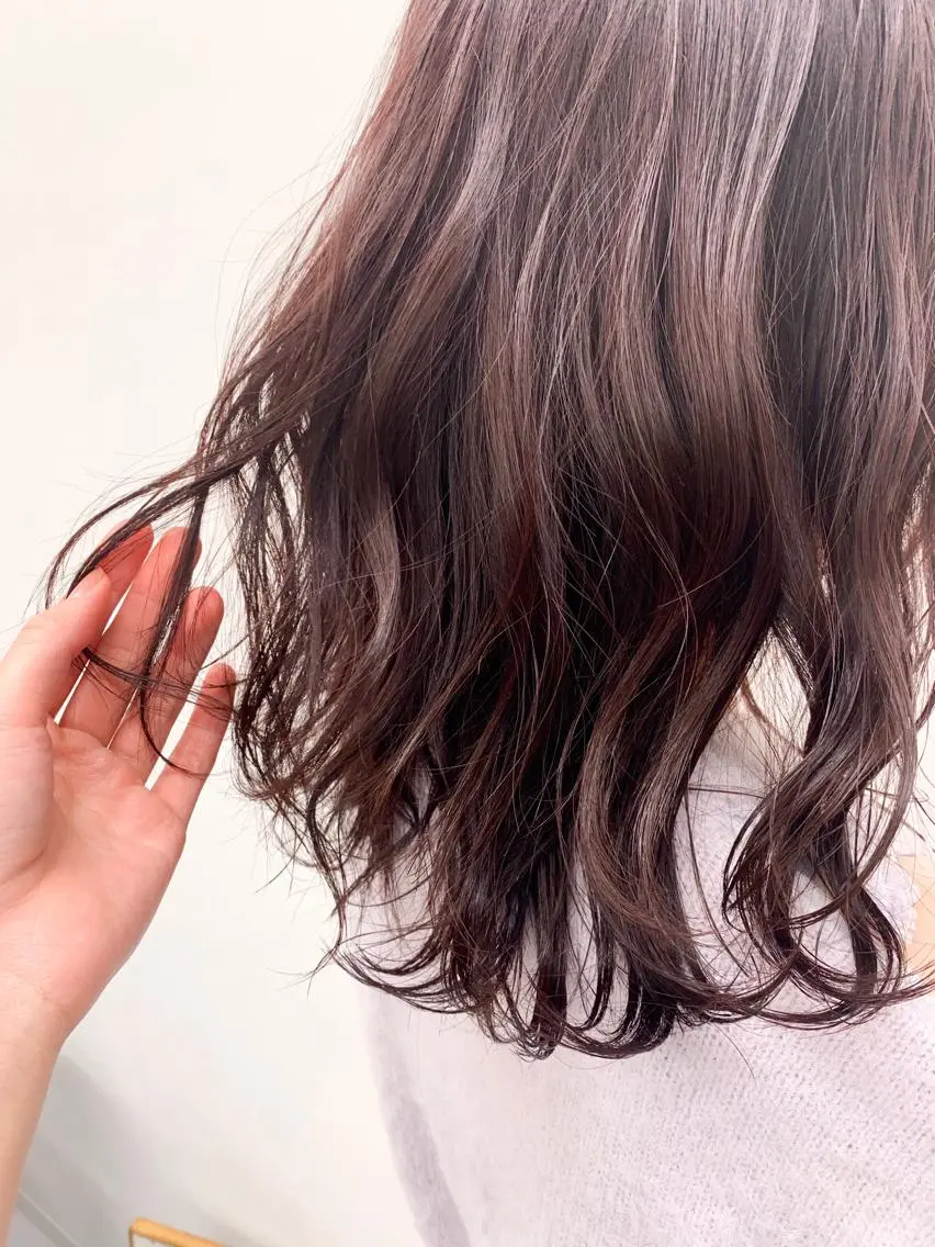 セミロング カット ヘアカラー 【美容室が苦手な方 専問美容室】MIHOのヘアスタイル
