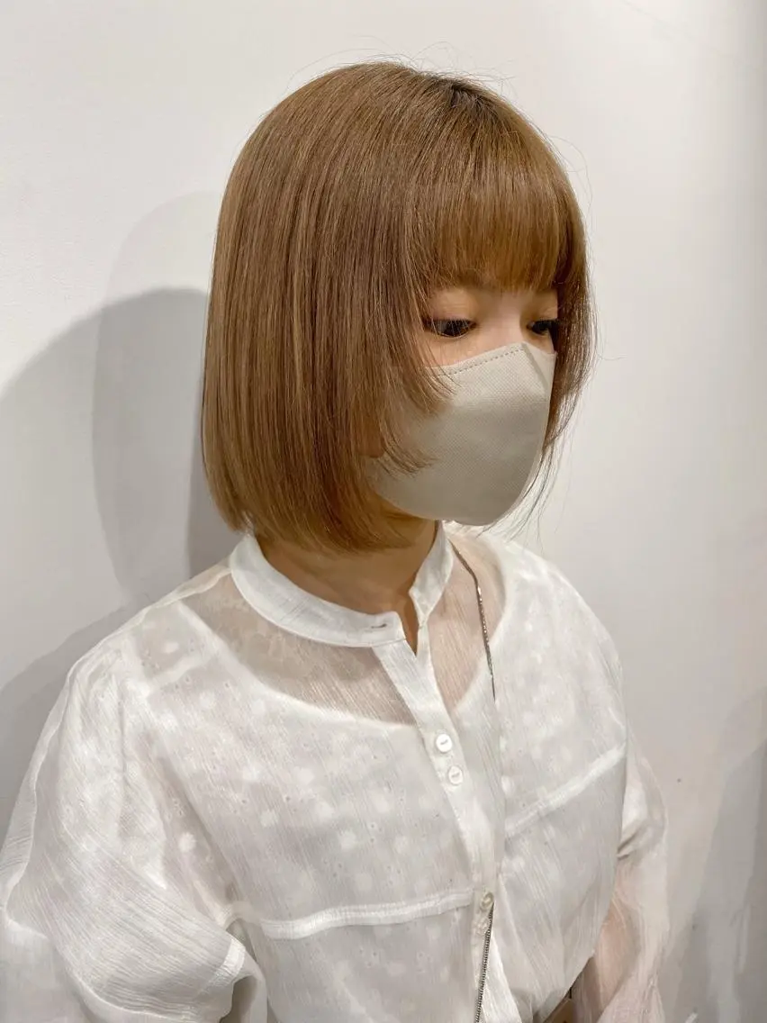 ショート 顔まわりレイヤー レイヤーカット レイヤー/大人ボブ 渡邉【日吉美容室】のヘアスタイル