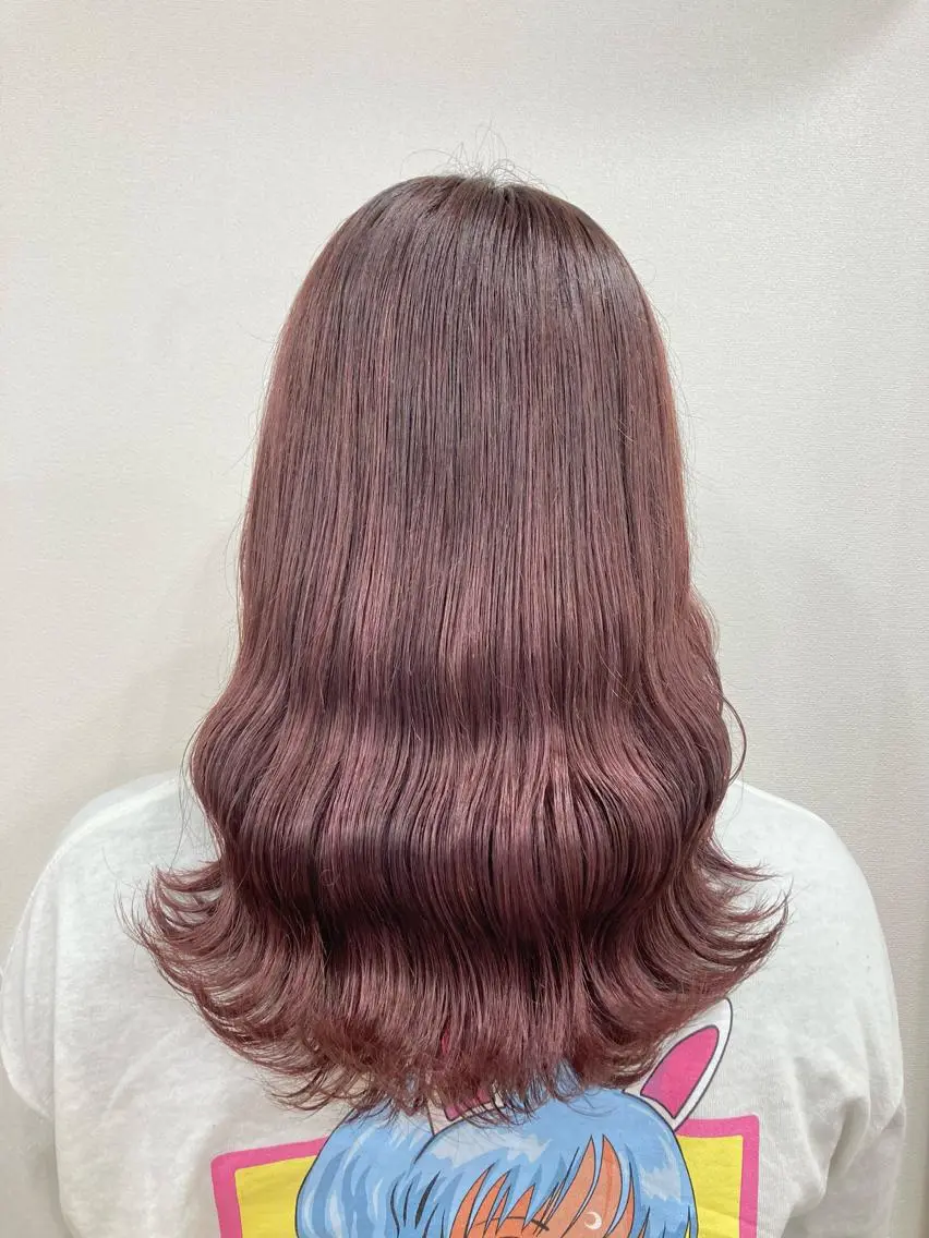 セミロング カラー ☁️hinako☁️ 1HAVANAのヘアスタイル