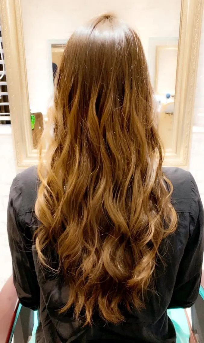 ロング カット ヘアカラー トリートメント パルーザ代表👑 YUYAのヘアスタイル