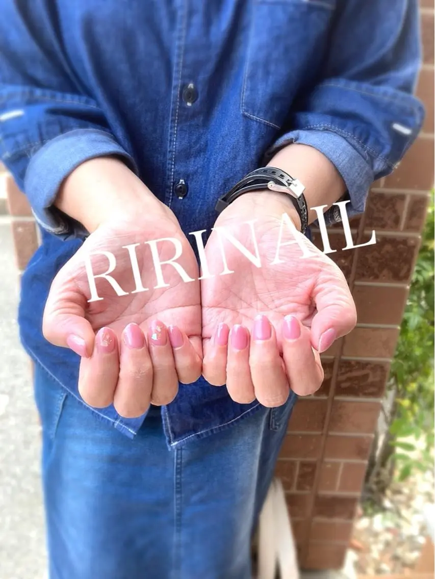 ネイル アートネイル ラメ(グリッター) ピンク パープル RIRI NAIL♡のネイルデザイン