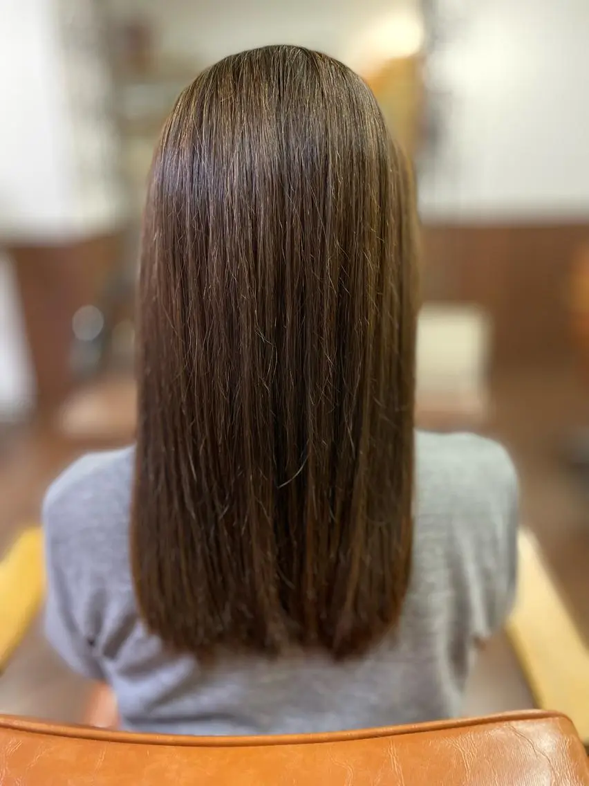 セミロング トリートメント 山岸 洋平のヘアスタイル