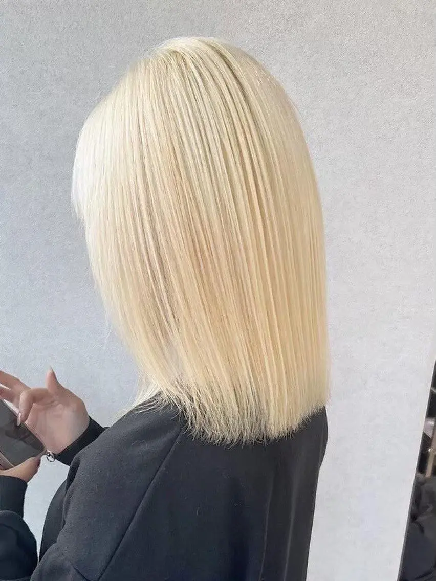 ミディアム カラー ブロンド 🎀ダブルカラー🎀 ♡Kanon♡のヘアスタイル