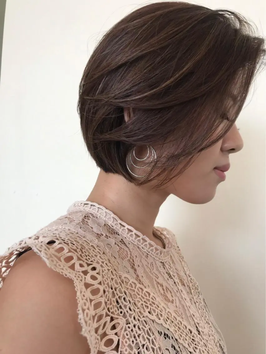 ショート カラー ボブ 髪質改善サロン ARCHE野瀬冬馬のヘアスタイル