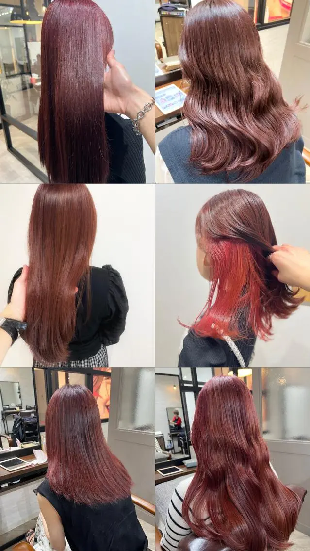 ロング カラー ヘアアレンジ ヘアカラー 縮毛矯正 顔まわり職人🇰🇷 韓国ヘア/KAITOのヘアスタイル