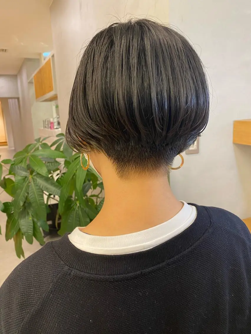 ショート カラー ヘアアレンジ ショートヘア 、 、のヘアスタイル