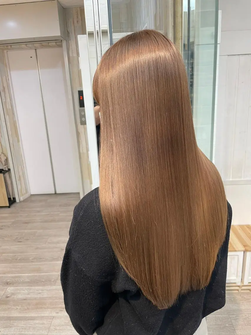 ロング カラー ブリーチ ケアブリーチ ダブルカラー イヤリングカラー ハイライトカラー ヘアカラー トリートメント N°sopo 札幌大通のヘアスタイル