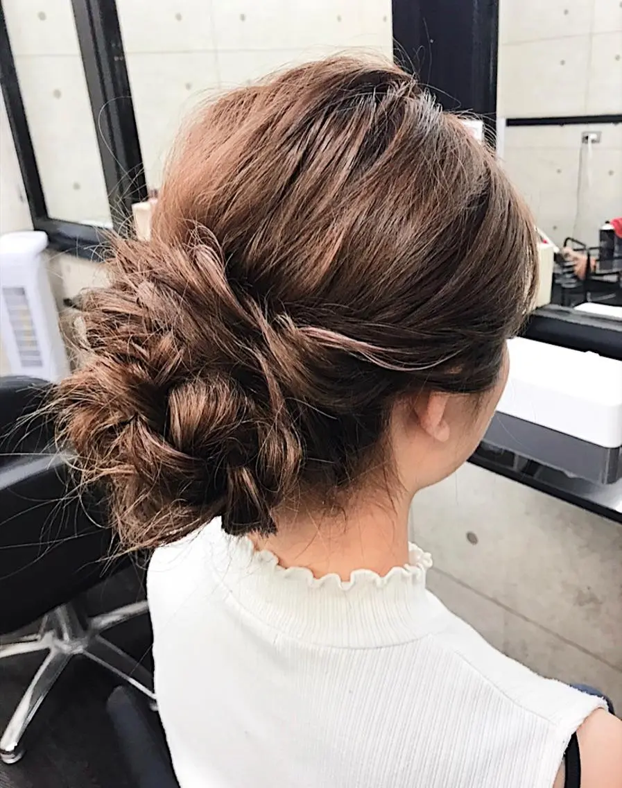 ロング 卒業式のヘアスタイル 京都最安価エクステ muuka🦋のヘアスタイル