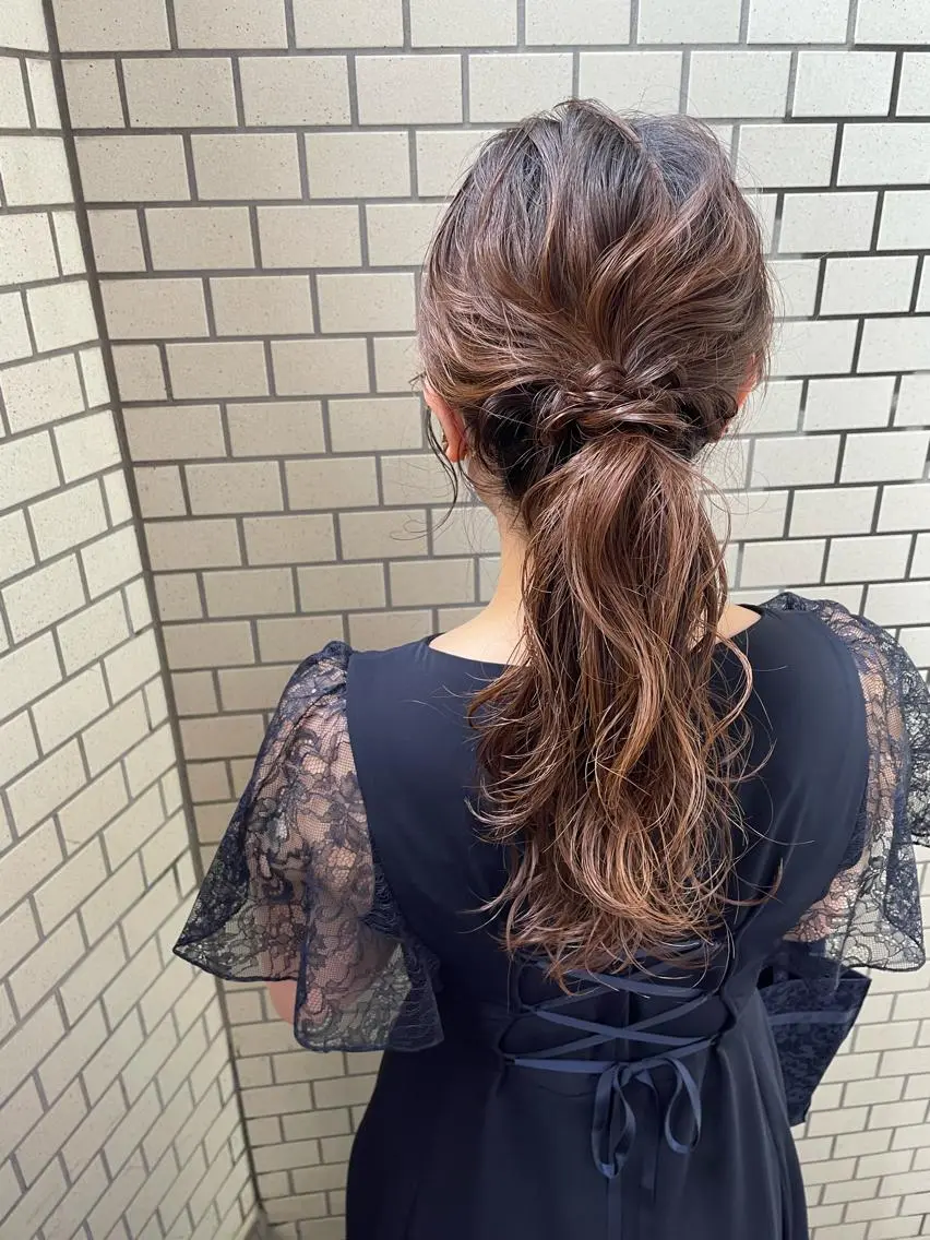 ロング カラー ヘアアレンジ layer cut 店長/MIKUのその他イメージ