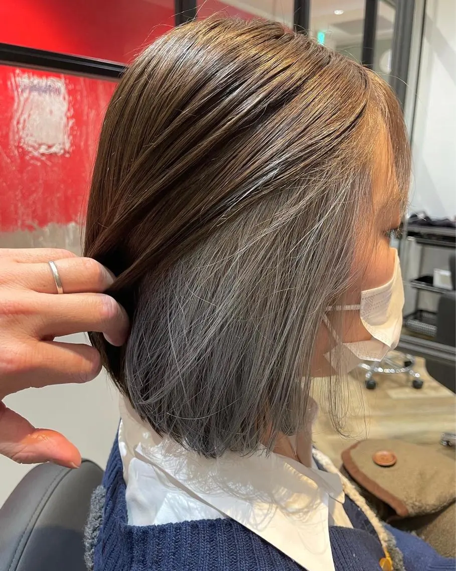 ショート カラー 大橋 拓実のヘアスタイル