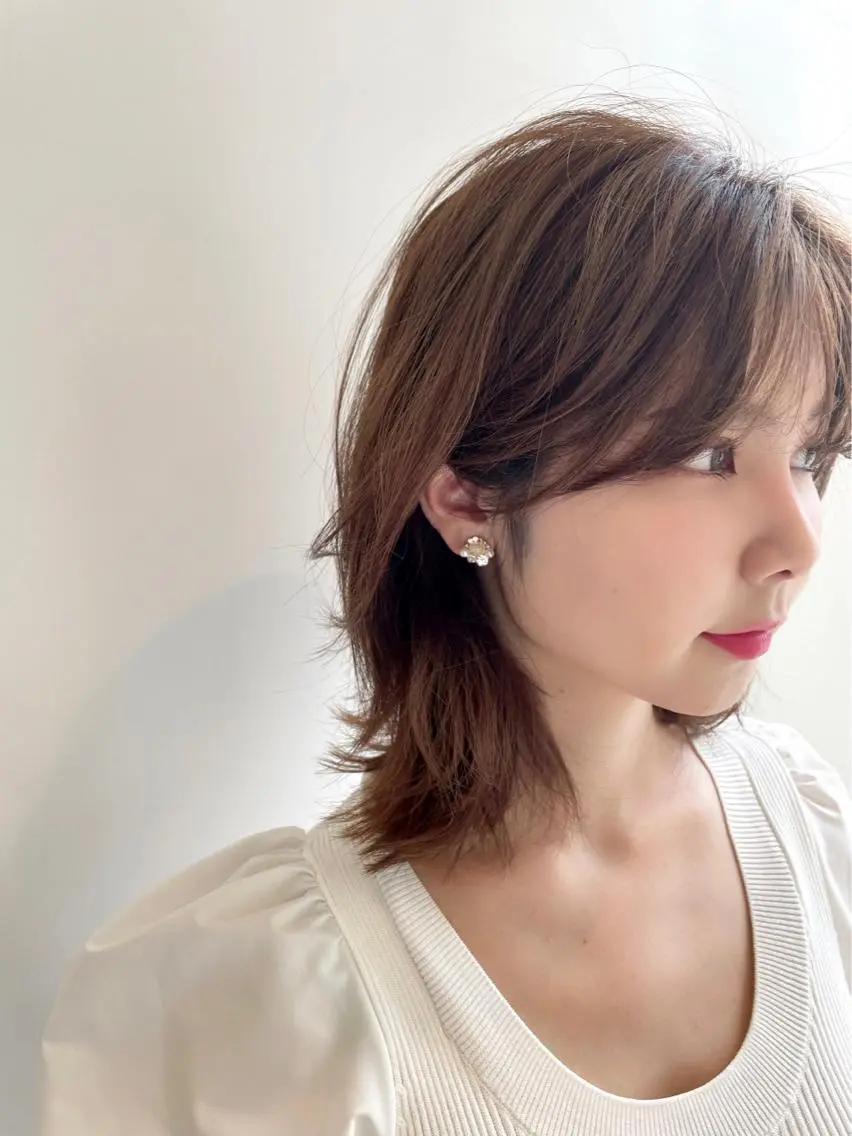 ミディアム ♡大人カワイイ hair♡徳井はやとのヘアスタイル