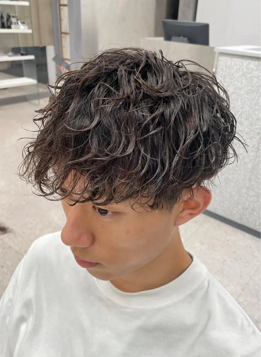パーマ メンズ 京都河原町 メンズパーマ助川龍哉のヘアスタイル